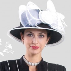 Mujer&apos;s hat White  Match Sunday Church suits Design By Lynda&apos;s L350  eb-51995567